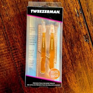 Rose Gold Tweezerman Set